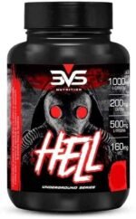 3VS Nutrition Termogênico Hell 120 Cápsulas A Combinação Perfeita De 7 Ingredientes Com Cafeína, L-carnitina, L-tirosina, Tcm, Picolinato De Cromo E Vitaminas