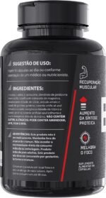 BCAA 3:1:1 Dark Lab, 60 Cápsulas, Aminoácidos, Recuperação Muscular - Imagem 2