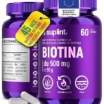 Biotina 45 mcg – Suplemento Vitamínico em Cápsulas Veganas | Sem Glúten e Sem OGM – 60 Cápsulas