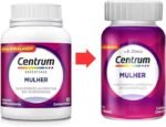 Centrum Mulher Multivitaminico Diário, com Magnésio, Vitamina D e Vitamina B12, 60 Comprimidos - Imagem 2