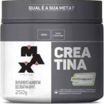 Creatina Monohidratada Creapure Em Pó 83 Doses Pote 250g Max Titanium