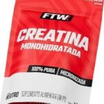 FTW Creatina Monohidratada 100% Pura - Explosão de Energia, Força e Resistência - Absorção Rápida para Ganho de Massa e Performance (Refil 500G)