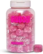 Guday Creatina Monoidratada em Gummies 60 Gomas Sabor Frutas Vermelhas – Suplementação Prática e Refrescante para Sua Rotina de Treinos