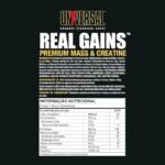 Hipercalórico Real Gains - Universal Nutrition (3Kg, Morango) - Imagem 2