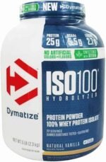 ISO 100 - 100% Hidrolyzed Stevia (2,3kg) - Sabor Natural Baunilha, Dymatize Nutrition