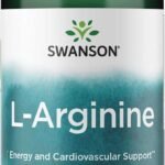 L-Arginina 500mg Swanson 200 Cápsulas Importado