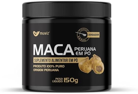Maca-Peruana-em-Po-100-Puro-150g-Muwiz.jpg Maca Peruana em Pó 100% Puro 150g - Muwiz - Imagem 1