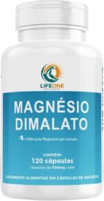 Magnesio Dimalato 120 Cápsulas Life One