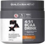 Max Titanium 4:1:1 Bcaa Drink (280G) - Sabor Laranja