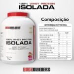Whey Protein 100% Isolada Morango 2kg - Bodybuilders - Imagem 2