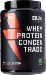 Whey Protein Concentrado Baunilha Pote 900g – Contribui para o Ganho Muscular Hipertrofia – Dux Human Health (Embalagem pode variar) - Imagem 3