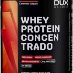 Whey Protein Concentrado Caramelo Salgado Pote 900g – Contribui para o Ganho Muscular Hipertrofia – Dux Human Health