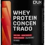Whey Protein Concentrado Chocolate Pote 900g – Contribui para o Ganho Muscular Hipertrofia – Dux Human Health