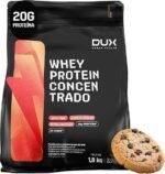 Whey Protein Concentrado Cookies Refil 1.8kg – Contribui Para o Ganho Muscular Hipertrofia – Dux Human Health