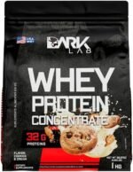 Whey Protein Concentrado Dark Lab, 1kg, Cookies & Cream, Proteína Concentrada do Soro do Leite (WPC), Ganho de Massa Muscular, Suporte Nutricional